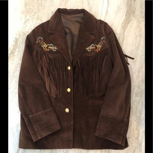 VINTAGE ITALIAN SUEDE COWBOY JACKET